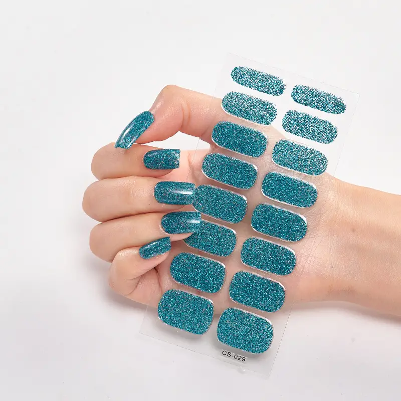 Glitter Nagelstickers | 5 vellen + GRATIS drooglamp twv € 14,95