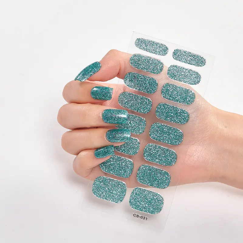 Glitter Nagelstickers | 5 vellen + GRATIS drooglamp twv € 14,95