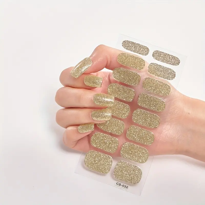 Glitter Nagelstickers | 5 vellen + GRATIS drooglamp twv € 14,95