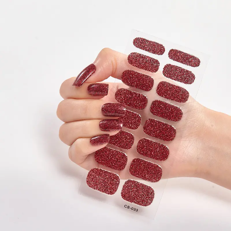 Glitter Nagelstickers | 5 vellen + GRATIS drooglamp twv € 14,95