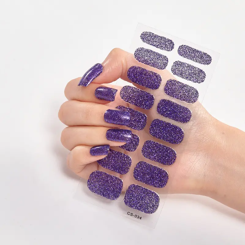 Glitter Nagelstickers | 5 vellen + GRATIS drooglamp twv € 14,95