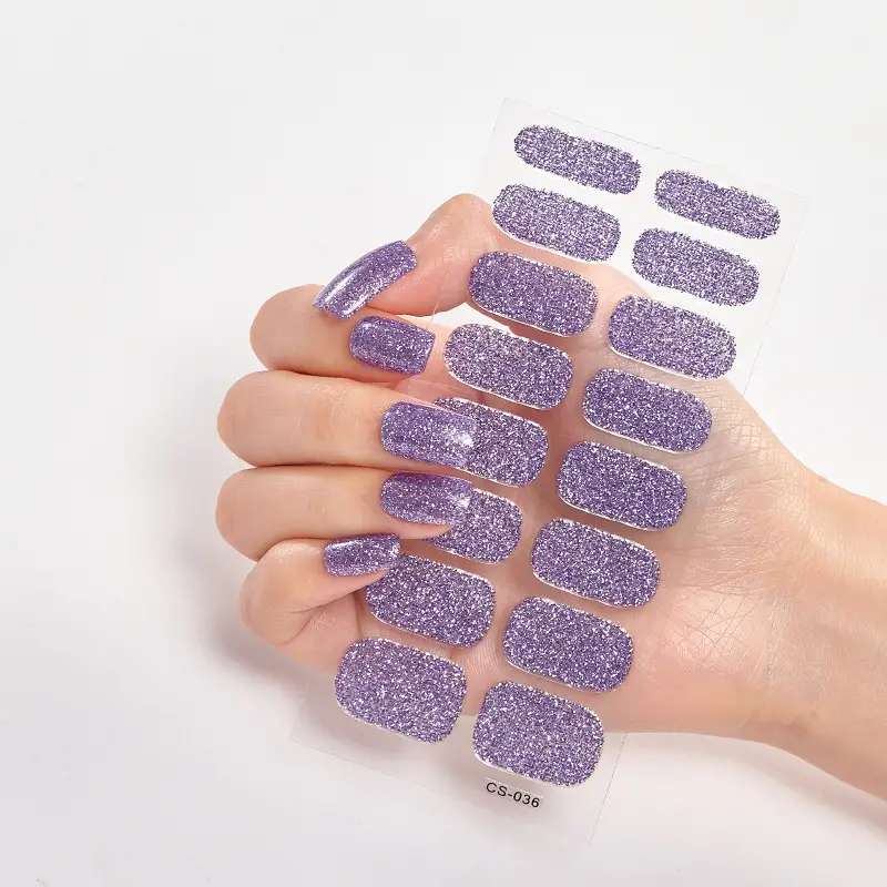 Glitter Nagelstickers | 5 vellen + GRATIS drooglamp twv € 14,95