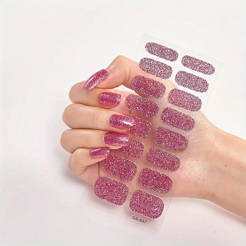 Glitter Nagelstickers | 5 vellen + GRATIS drooglamp twv € 14,95