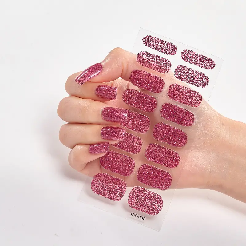 Glitter Nagelstickers | 5 vellen + GRATIS drooglamp twv € 14,95