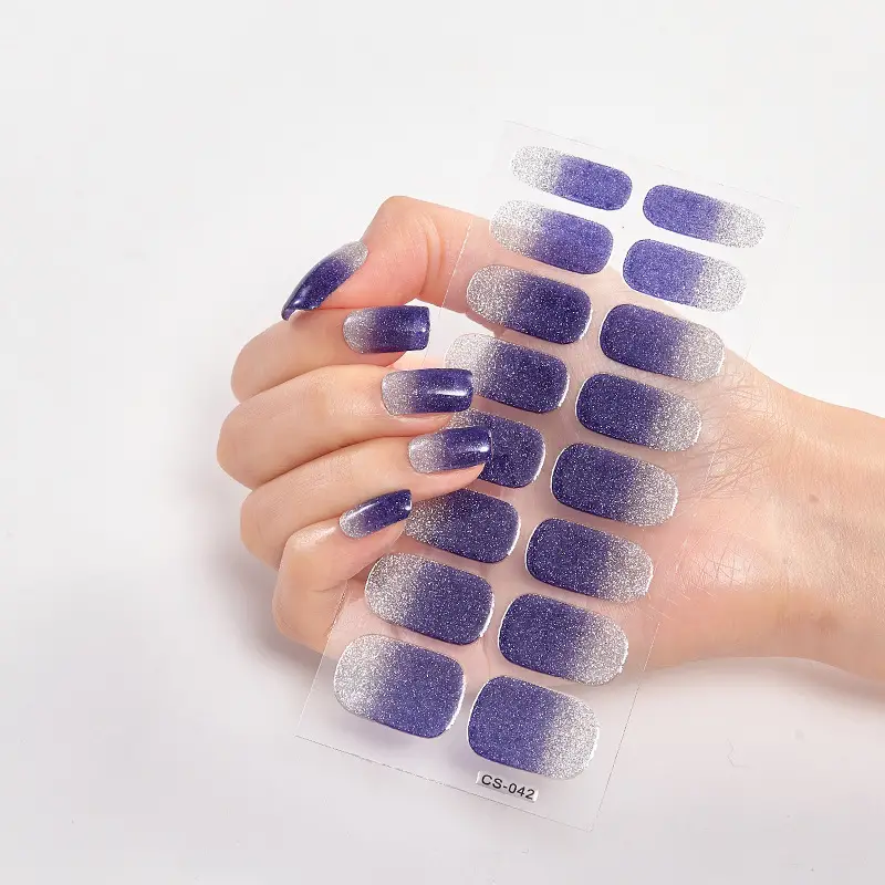 Glitter Nagelstickers | 5 vellen + GRATIS drooglamp twv € 14,95